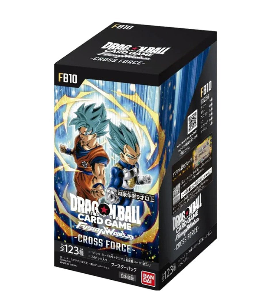 Dragon Ball Super Fusion World FB-10 Cross Force Booster Box - Japanese