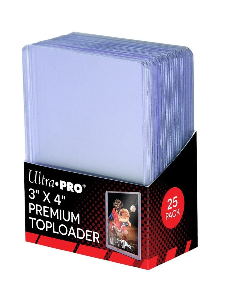 Ultra Pro Premium Toploader Card Sleeve (3x4) 25 Pack