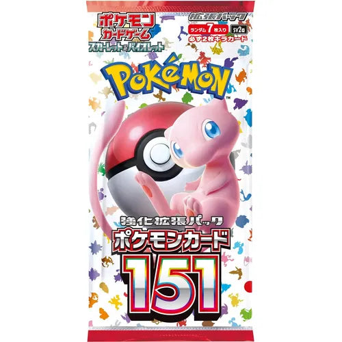 Pokemon 151 SV2A Booster Pack - Japanese Pokemon TCG