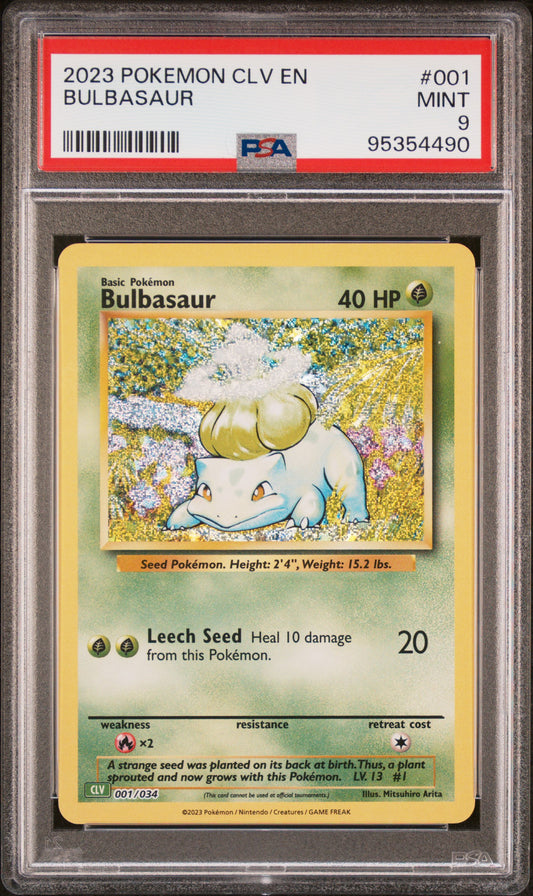 Bulbasaur #001 Classic Collection Holo