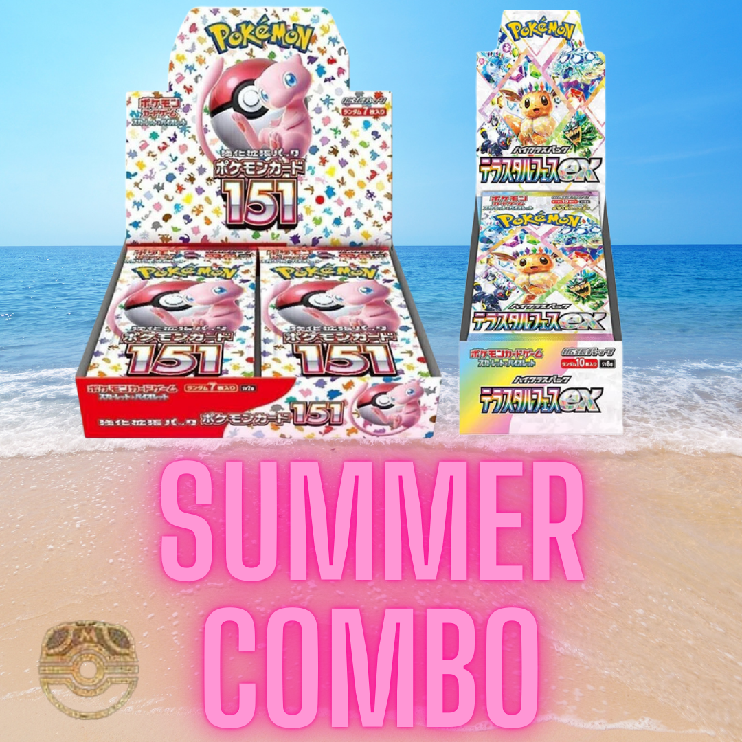 Summer Combo: 151 and Terastal Festival Booster Boxes