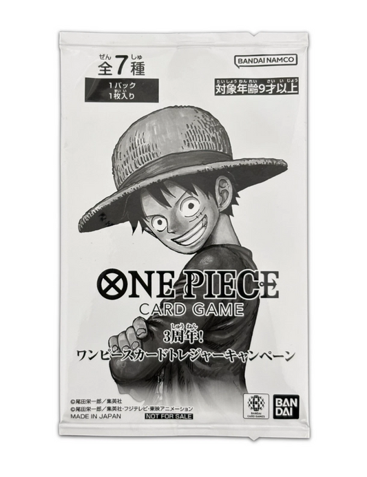 One Piece - Sealed Promo Pack - Treasure Campaign 3rd Anniversary - Japanese