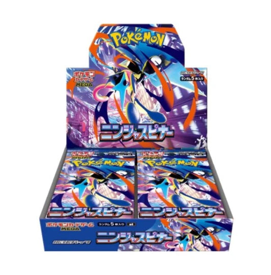 PRE ORDER: Mega Ninja Spinner M4 Booster Box - Japanese Pokémon TCG
