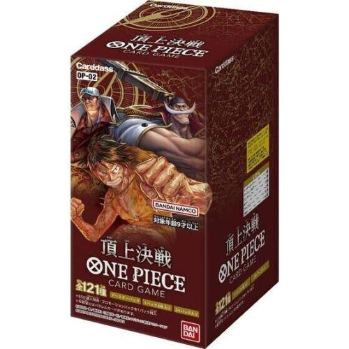 One Piece Card Game Paramount War OP-02 Booster Box Japanese