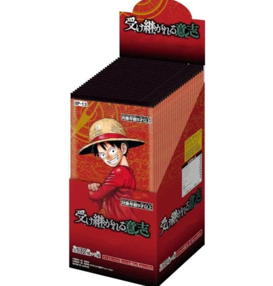 One Piece Card Game - Carrying On His Will OP-13 Booster Box - Japanese