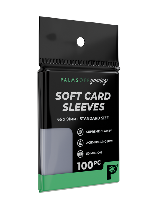 Palms off Gaming - Soft Card Sleeves - Standard Size - 100pc