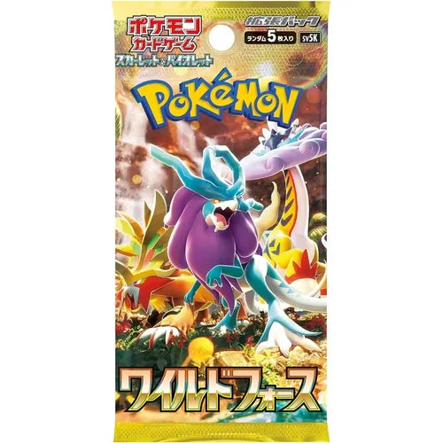 Wild Force SV5K Booster Pack - Japanese Pokémon TCG