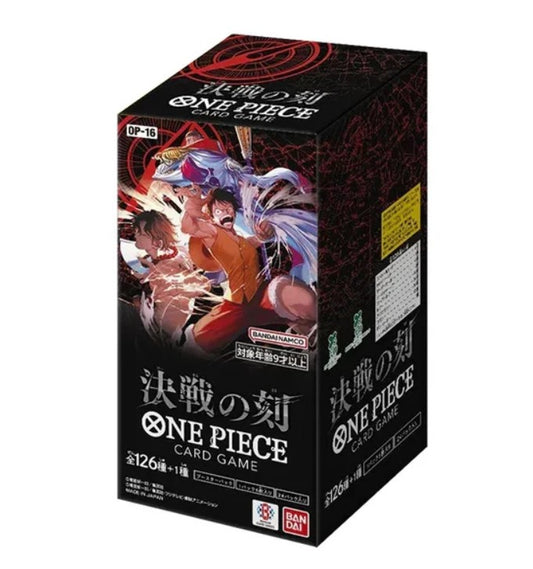 One Piece Card Game - OP-16 The Time of Battle Booster Box - Japanese